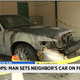 What was left of Ronald Sweet’s car after the fire